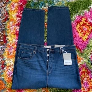 NWT Everlane True Denim Color Slim Straight Jeans